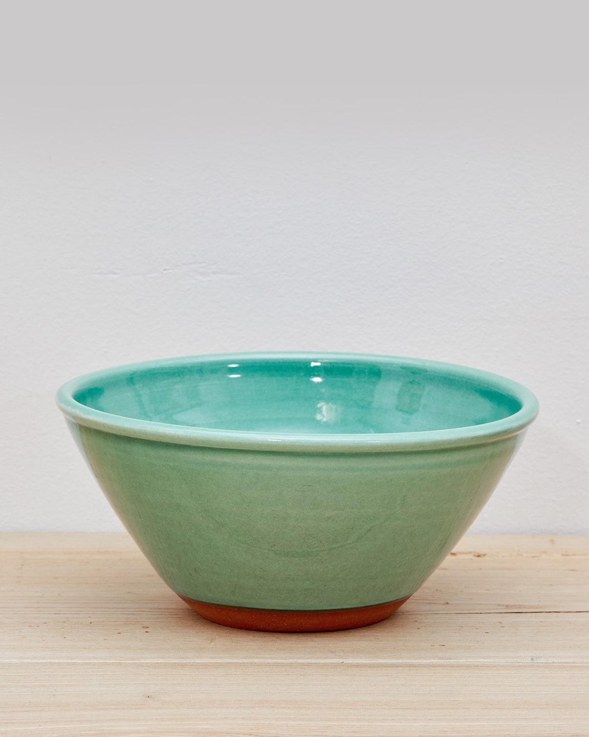 Big blue Ceramic Serving salad Bowl that ship for free New York!