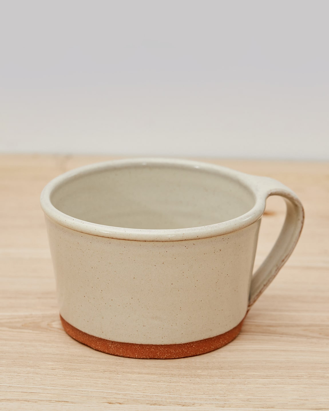 New York Stoneware Soup Cup, Ivory